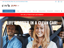 Tablet Screenshot of hoffmancarwash.com